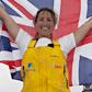 Dee Caffari completes the Barcelona World Race in 2011