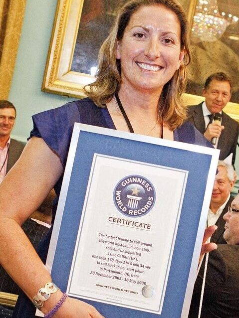 Dee Caffari - Guiness World Record Certificate