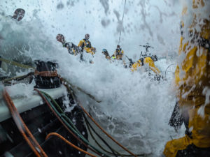 Leg Zero, Round Britain Island Race: DCIM144_VIRBVIRB0113- on board xx, . Photo by Jen Edney/Volvo Ocean Race. 02August, 2017