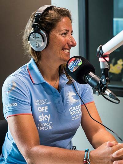 Dee Caffari - Radio Broadcaster